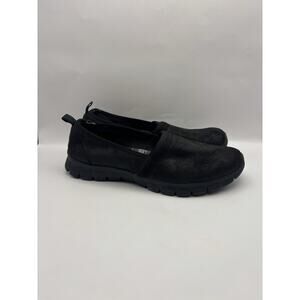 Skechers EX Flex 3.0 Black Slip On Shoes Women Size 9.5